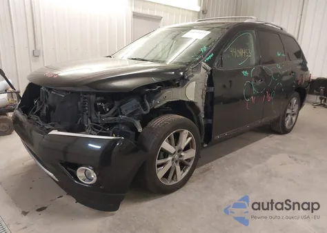 2013 Nissan Pathfinder Platinum from USA, damaged, VIN 5N1AR2MMXDC689466